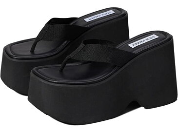 (取寄) スティーブマデン レディース グウェン サンダル Steve Madden women Gwen Sandal Black