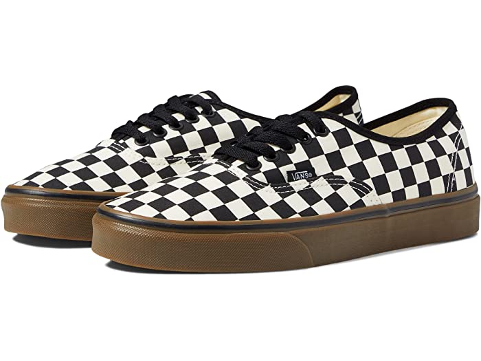 (取寄) バンズ オーセンティック Vans Authentic (Checkerboard) Black/White/Gum