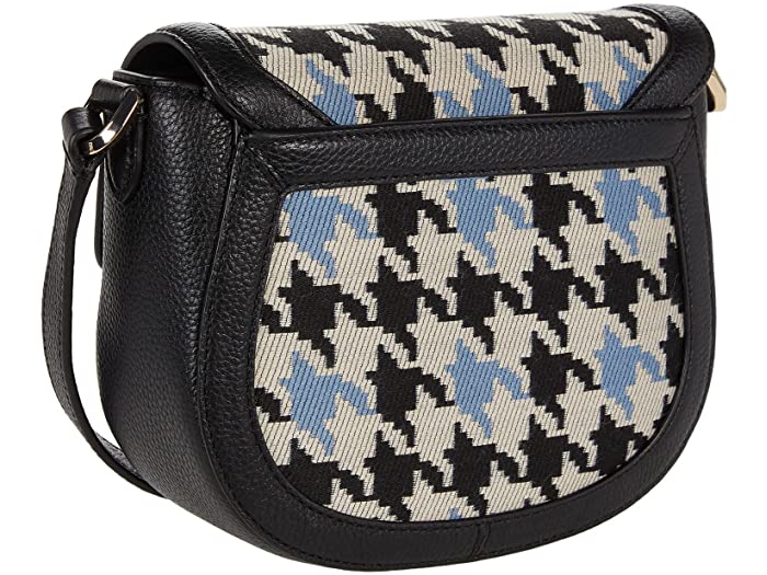 (取寄) ケイトスペード ノット ハウンドトゥース ミディアム サドル バッグ Kate Spade New York Knott Houndstooth Medium Saddle Bag Multi