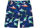 (取寄) エルエルビーン ボーイズ ビーンスポーツ スイム ショーツ プリント (ビッグ キッズ) L.L.Bean boys L.L.Bean Beansport Swim Shorts Print (Big Kids) Light Azure Sharks