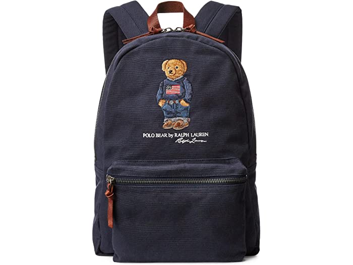 (取寄) ラルフローレン メンズ Polo Ralph Lauren men Polo Bear Canvas Backpack Navy