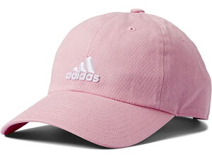 (取寄) アディダス キッズ キッズ adidas Kids kids Ultimate Washed Cotton Relaxed Adjustable Fit Cap (Little Kids/Big Kids) True Pink/White