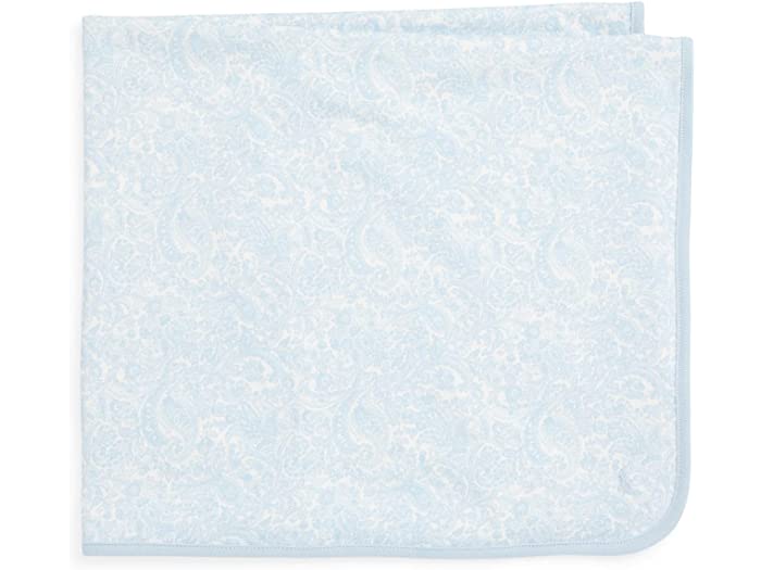 (取寄) ラルフローレン キッズ ボーイズ Polo Ralph Lauren Kids boys Paisley Cotton Interlock Blanket (Infant) Blue Paisley Multi
