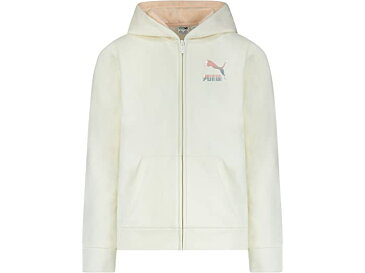 (取寄) プーマ キッズ ガールズ PUMA Kids girls Gloaming Pack Cotton Fleece Zip-Up Hoodie (Big Kids) White