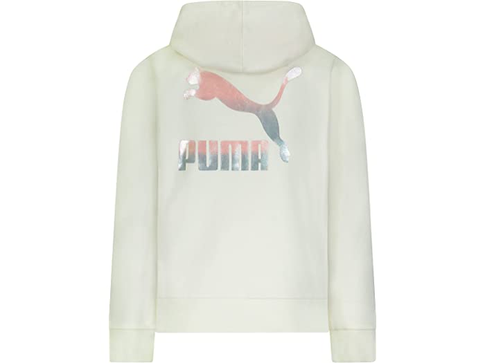 (取寄) プーマ キッズ ガールズ PUMA Kids girls Gloaming Pack Cotton Fleece Zip-Up Hoodie (Big Kids) White