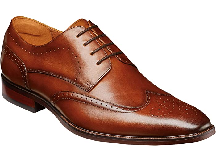 () t[VC Y Sorrento ECO eBbv IbNXtH[h Florsheim men Florsheim Sorrento Wing Tip Oxford Cognac Smooth