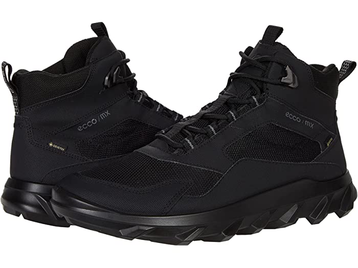 (取寄) エコー スポーツ メンズ ECCO Sport men MX Mid Boot GORE-TEX Black/Black Synthetic/Textile