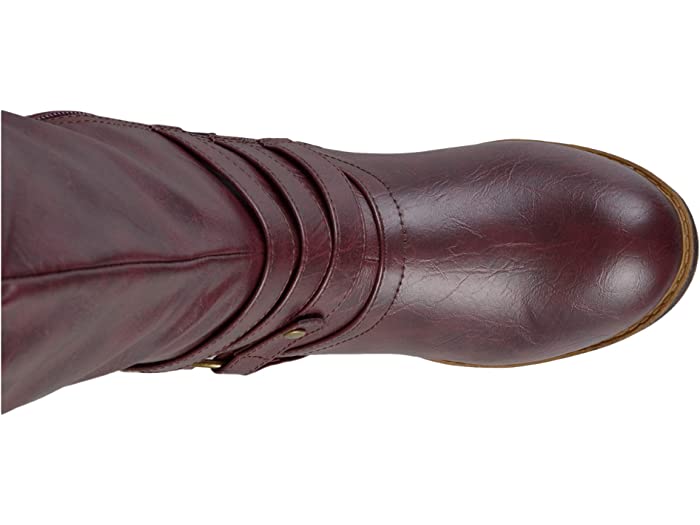 (取寄) ジュルネ コレクション レディース Journee Collection women Walla Boot - Extra Wide Calf Wine