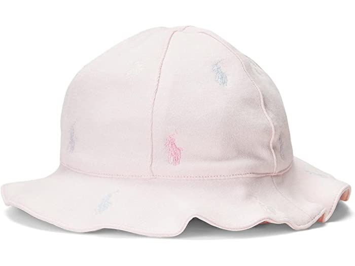 (取寄) ラルフローレン キッズ ガールズ Polo Ralph Lauren Kids girls Polo Pony Cotton Interlock Hat (Infant) Delicate Pink