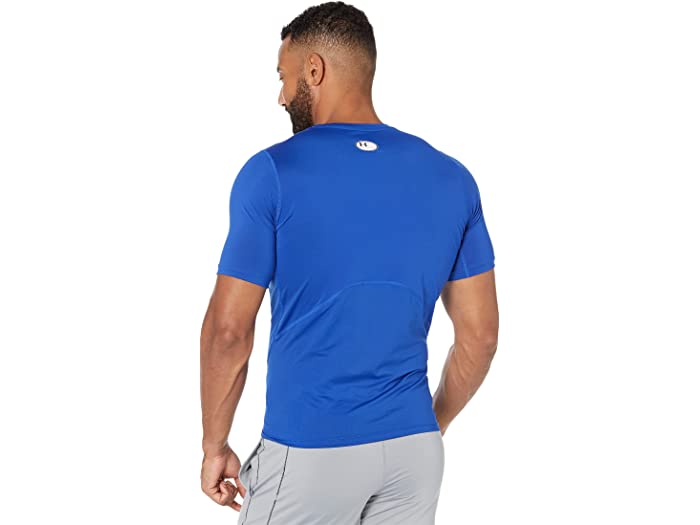 (取寄) アンダーアーマー メンズ ヒートギア アーマー コンプレッション ショート スリーブ Under Armour men Heatgear Armour Compression Short Sleeve Royal/White