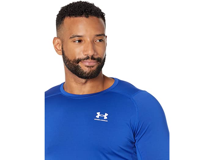 (取寄) アンダーアーマー メンズ ヒートギア アーマー コンプレッション ショート スリーブ Under Armour men Heatgear Armour Compression Short Sleeve Royal/White