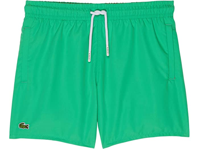 (取寄) ラコステ キッズ ボーイズ Lacoste Kids boys Classic Swimsuit (Little Kids/Big Kids) Clover Green/Fireman