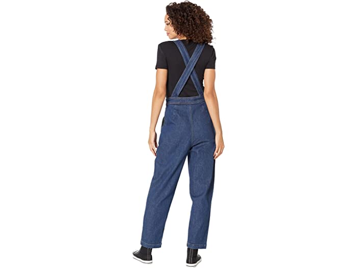 (取寄) メイドウェル レディース Madewell women Novelty Tapered Overalls in Dunson Wash Dunson Wash