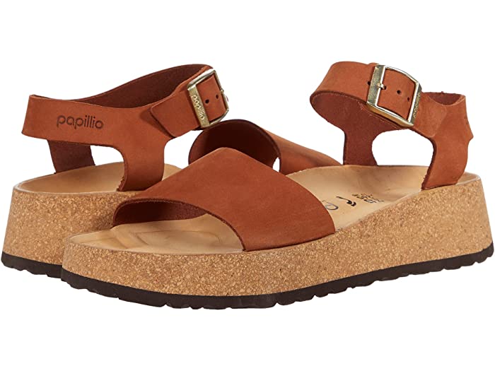 グレンダ (取寄) ビルケンシュトック レディース グレンダ バイ パピリオ Birkenstock women Glenda by Papillio Pecan Nubuck