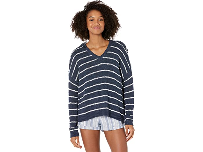 (取寄) ロキシー レディース Roxy women Sandy Bay Beach Stripe Mood Indigo Fresh Water Stripe