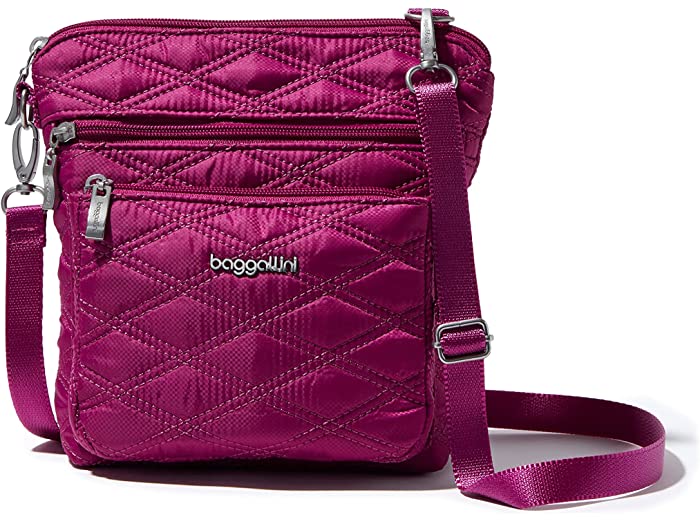 (取寄) バッガリーニ レディース Baggallini women Modern Pocket Crossbody Orchid Quilt