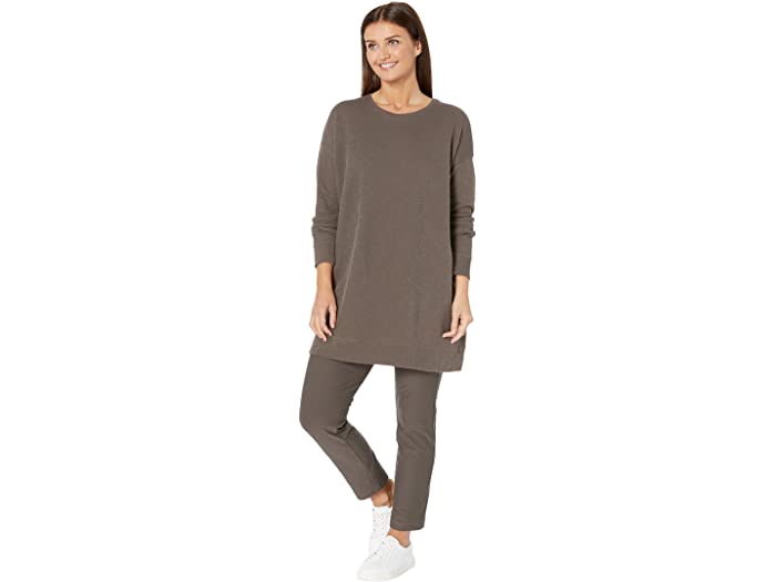 あらかじめ (取寄) アイリーン フィッシャー レディース Eileen Fisher women Petite Crew Neck Tunic Rye:スウィートラグ すので