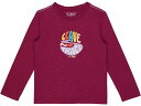 (取寄) エルエルビーン キッズ グラフィック ティー グロウ イン ザ ダーク ロング スリーブ (ビッグ キッズ) L.L.Bean kids Graphic Tee Glow in the Dark Long Sleeve (Big Kids) Plum Berry Leave No Trace