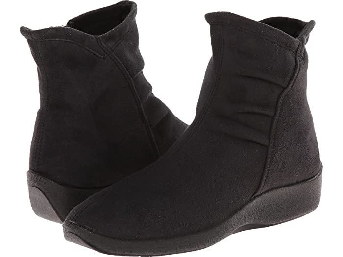 アルコペディコ スニーカー レディース (取寄) アルコペディコ レディース L19 Arcopedico women L19 Black Faux Suede