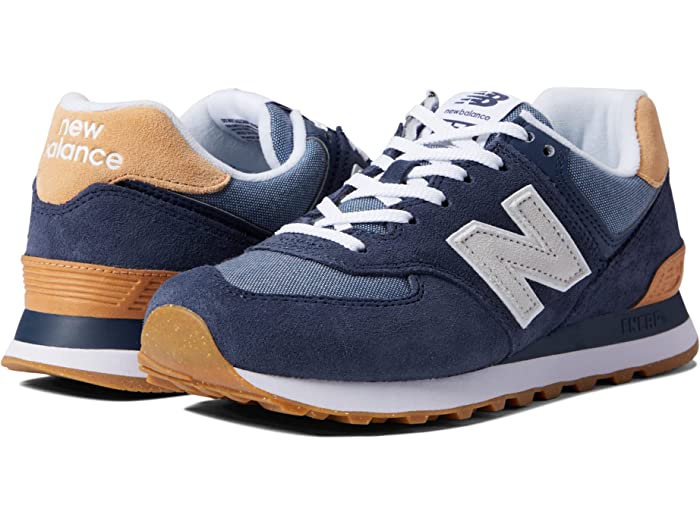 (取寄) ニューバランス クラシックス レディース New Balance Classics women WL574v2 Natural Indigo/Deep Porcelain Blue