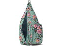 (取寄) ヴェラ ブラッドリー レディース コットン スリング バックパック Vera Bradley women Cotton Sling Backpack Rosy Outlook/Recycled Cotton