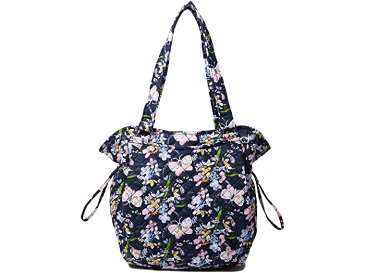 (取寄) ヴェラ ブラッドリー レディース グレンナ サッチェル Vera Bradley women Glenna Satchel Bloom Boom Navy - Recycled Cotton