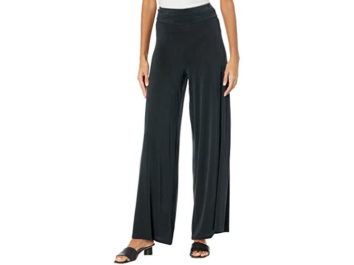 (取寄) コマンドー レディース ビーガン シルク ワイド レッグ パンツ CUP102 Commando women Vegan Silk Wide Leg Pants CUP102 Black