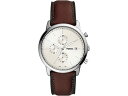 (取寄) フォッシル メンズ ミニマリスト クロノ クロノグラフ レザー ウォッチ - FS5849 Fossil men Minimalist Chrono Chronograph Leather Watch - FS5849 Brown その1