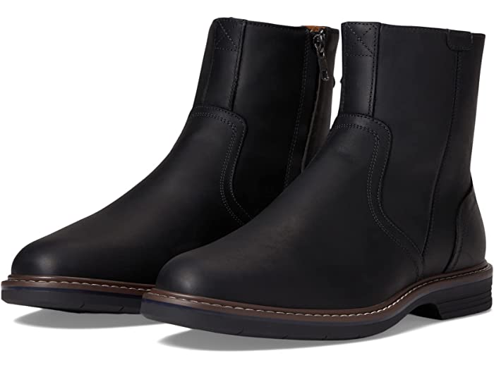 (取寄) フローシャイム メンズ ノーウォーク サイド ジップ ブーツ Florsheim men Norwalk Side Zip Boot Black Crazy Horse