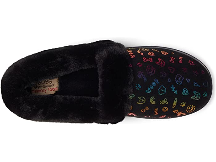 (取寄) ボブス スケッチャーズ レディース トゥ コージー - ドゥードゥル BOBS from SKECHERS women Too Cozy - Doodle Star Black Multi