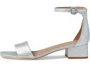 () xih fB[X Wi Bernardo women Bernardo Jalena Silver Metallic Suede