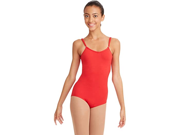 (取寄) カペジオ レディース ウィメンズ キャミソール レオタード アジャスタブル ストラップ Capezio women Womens Camisole Leotard With Adjustable Straps Red