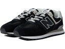 (取寄) ニューバランス スニーカー キッズ ボーイズ 574 コア New Balance Kids boys 574 Core (Little Kid) Black/White