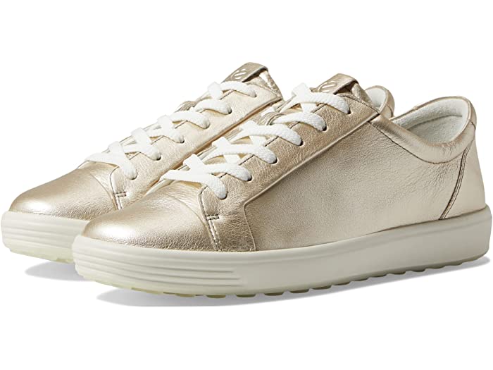 (取寄) エコー レディース ソフト 7 モノクロマティック 2.0 スニーカー ECCO women ECCO Soft 7 Monochromatic 2.0 Sneaker Pure White Gold