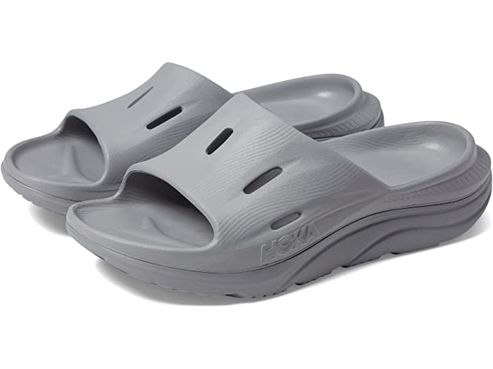 () ۥͥ  ꥫХ꡼ 饤 3 Hoka Ora Recovery Slide 3 Grey/Grey