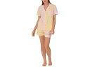 (取寄) ベッドヘッドパジャマズ レディース ショート スリーブ ショーティー セット Bedhead PJs women Bedhead PJs Short Sleeve Shorty Set Sun Stripe