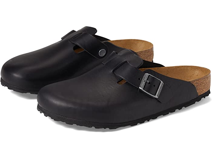 (取寄) ビルケンシュトック ボストン サンダル グリップ ブラック 大きいサイズ Birkenstock Birkenstock Boston Grip Vintage Black Leather