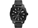 (取寄) フォッシル メンズ マシーン スリー-ハンド デート ステインレス スティール ウォッチ - Fossil men Fossil Machine Three-Hand Date Stainless Steel Watch - FS5971 Black その1