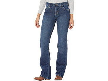 (取寄) ラングラー レディース ミッドライズ ブーツカット ジーンズ Wrangler women Q-Baby Mid-Rise Bootcut Jeans Wild Streak