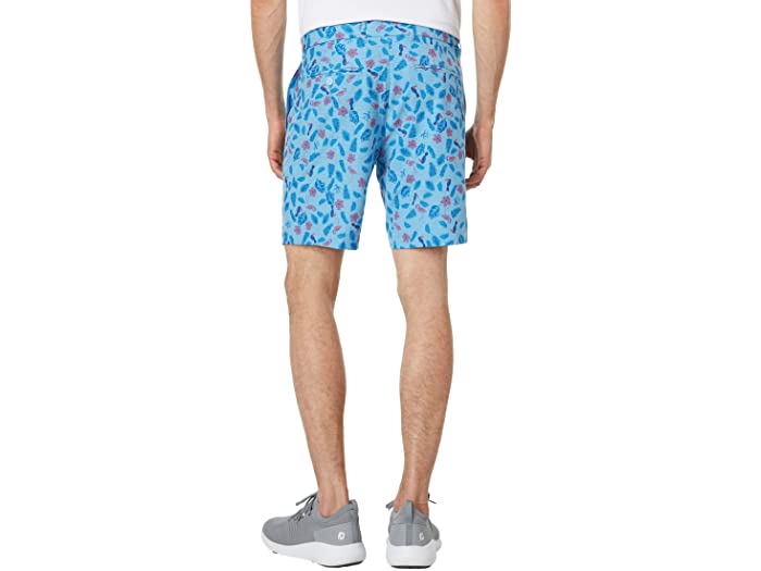 (取寄) オリジナルペンギン ゴルフ メンズ ウィムジクル トロピカル プリント ショーツ Original Penguin Golf men Whimsical Tropical Print Shorts Black Iris