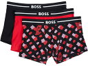 (取寄) ボス メンズ ルーニー ボールド 3-パック トランクス BOSS men BOSS Looney Bold 3-Pack Trunks Bright Red Bunny/Bright Red/Black