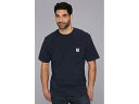 () J[n[g Y [Y tBbg wr[EFCg V[g X[u |Pbg T-Vc Carhartt men Carhartt Loose Fit Heavyweight Short Sleeve Pocket T-Shirt Navy