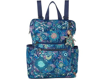 (取寄) サックルーツ レディース エコ-ツイル ロヨラ コンバーチブル バックパック Sakroots women Eco-Twill Loyola Convertible Backpack Royal Blue Seascape