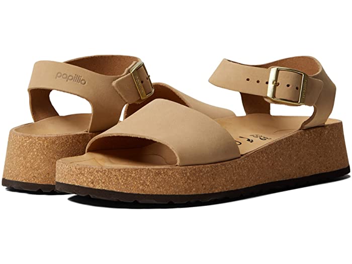 グレンダ (取寄) ビルケンシュトック レディース グレンダ バイ パピリオ Birkenstock women Birkenstock Glenda by Papillio Sandcastle Nubuck