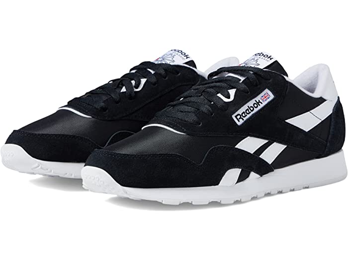 (取寄) リーボック ライフスタイル メンズ クラシック ナイロン Reebok Lifestyle men Classic Nylon Black/White 1