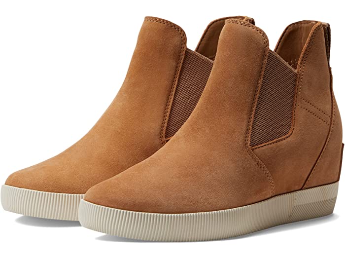 (取寄) ソレル レディース アウト n アバウト スリップ-オン ウェッジ リ SOREL women SOREL Out N About Slip-On Wedge II Tawny Buff/Chalk