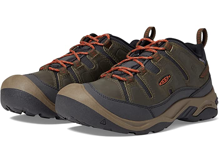 (取寄) キーン メンズ サーカディア ウォータープルーフ KEEN men KEEN Circadia Waterproof Black Olive/Potters Clay