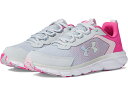 (取寄) アンダーアーマー キッズ ガールズ アサート 9 (ビッグ キッド) Under Armour Kids girls Under Armour Kids Assert 9 (Big Kid) Halo Gray/Rebel Pink/Iridescent