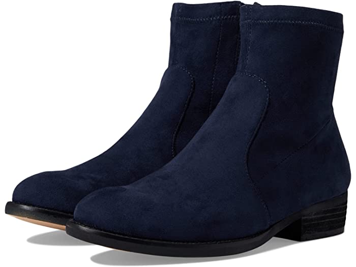 取寄 ヴァネリ レディース ヘンソン Vaneli women Vaneli Henson Navy Punto Super Suede Stretch