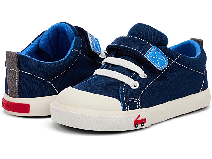 (取寄) シー カイ ラン キッズ ボーイズ スティービー リ (トドラー/リトル キッド) See Kai Run Kids boys See Kai Run Kids Stevie II (Toddler/Little Kid) Navy Canvas 1